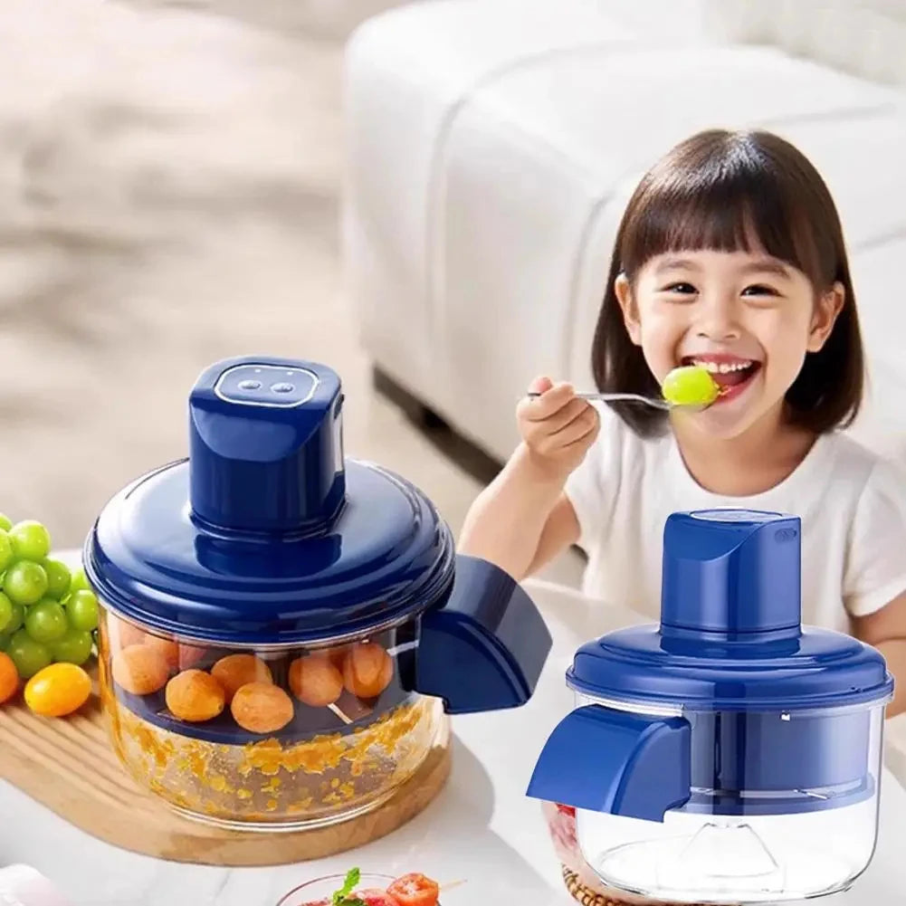 Rechargeable Fruit Peeler Automatic Electric Grape Peeler Machine for Grapes Cherry Tomatoes Garlic Rechargeable Brushless Motor